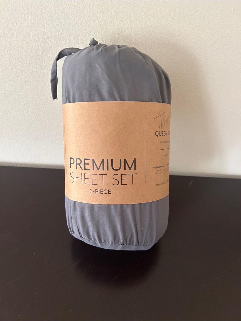 Premium 6-Piece Sheet Set - Gray